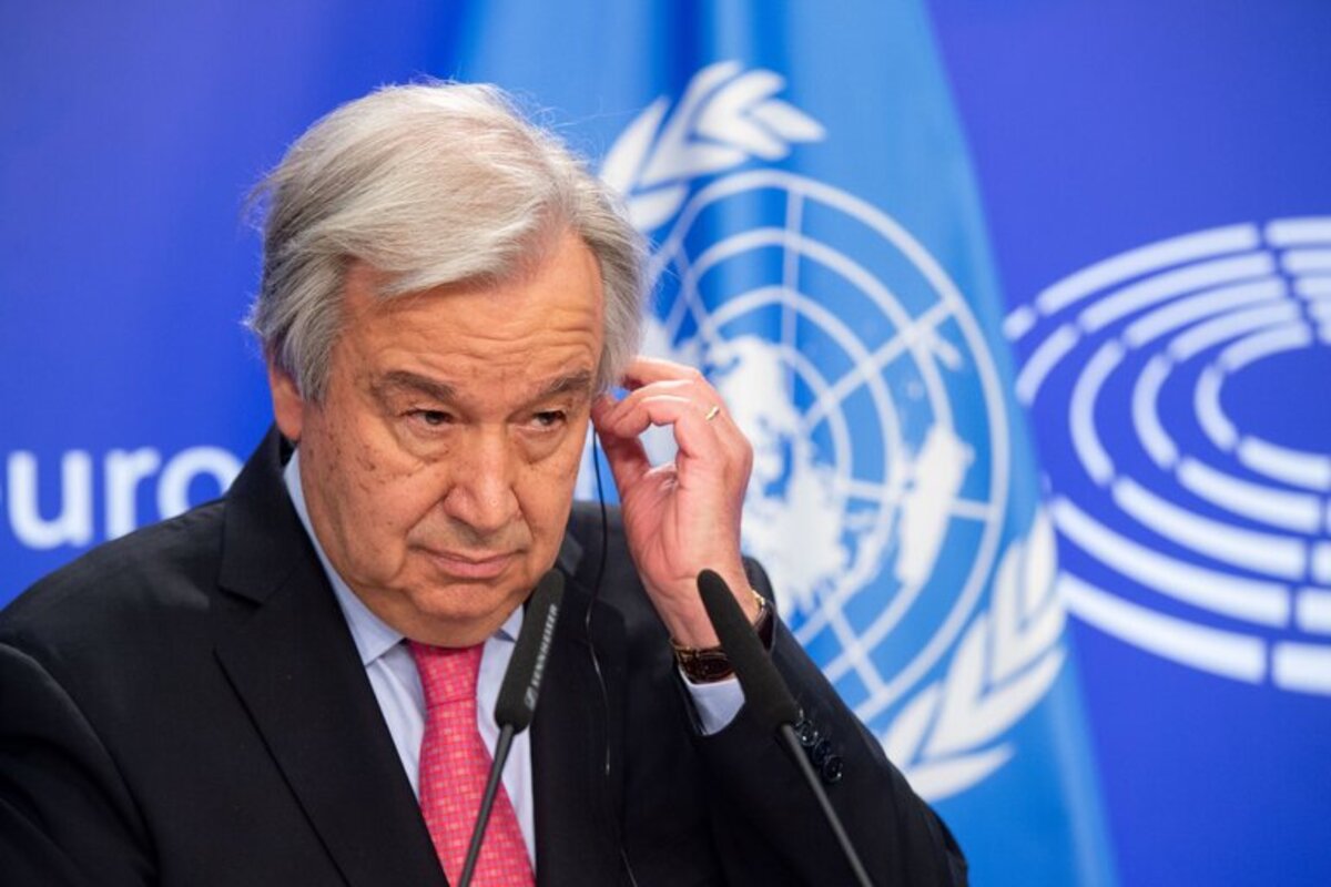 Working visit of Antonio GUTERRES – UN Secretary General – Press conference – Copyright: © European Union 2021 – Source : EP