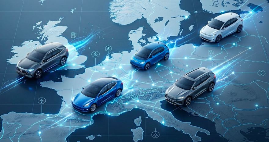 Rinnovabili • EU car market: EVs gain share amid 1.2% registration drop