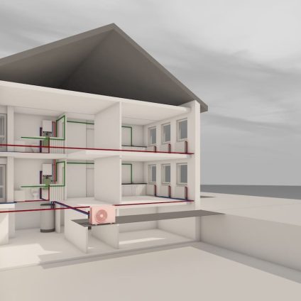 Rinnovabili • Multifamily heat pumps could replace central gas heating with propane-based systems