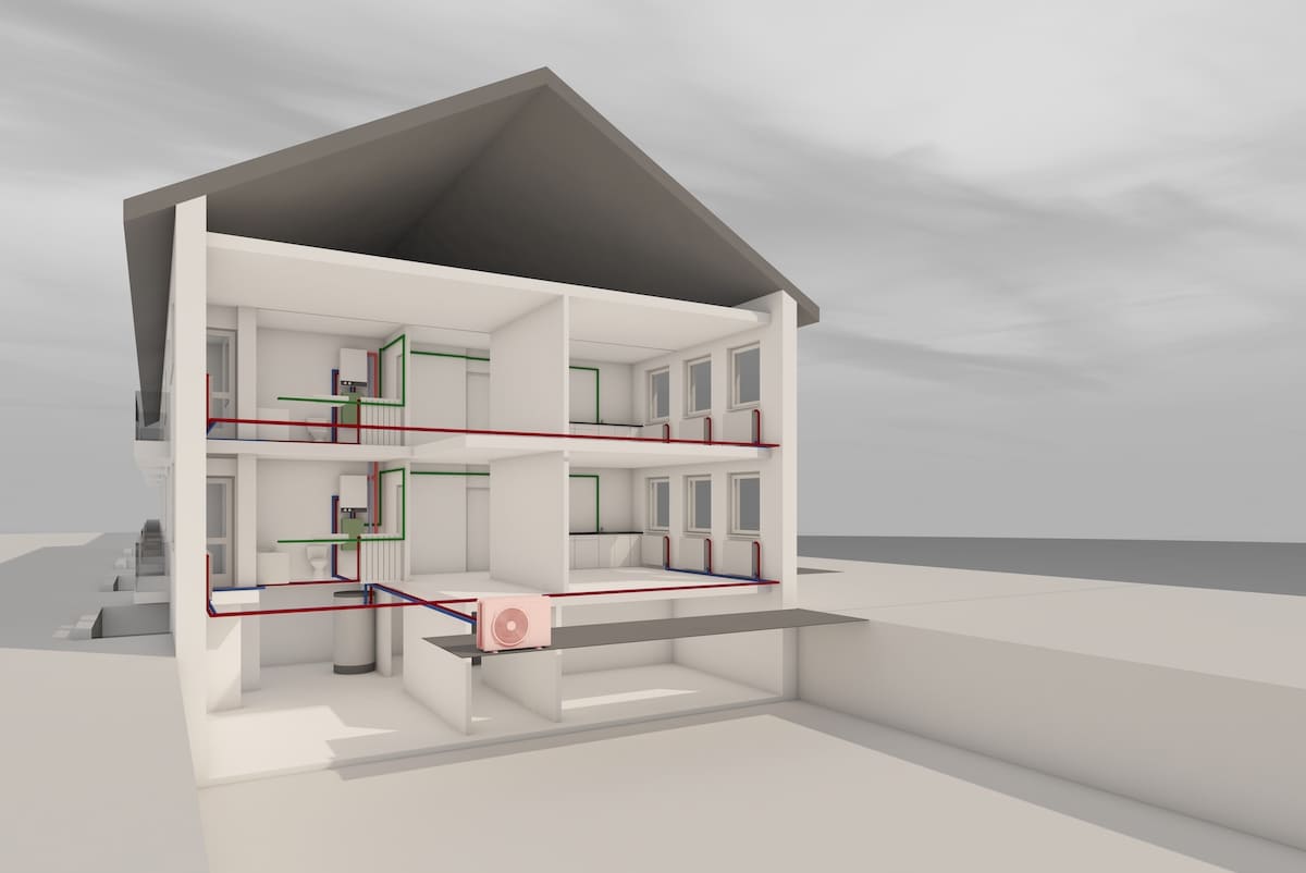 Rinnovabili • Multifamily heat pumps could replace central gas heating with propane-based systems